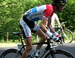 Frank Schleck w�hrend der zweiten Etappe der Tour de Luxembourg 2009